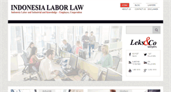 Desktop Screenshot of indonesialaborlaw.com
